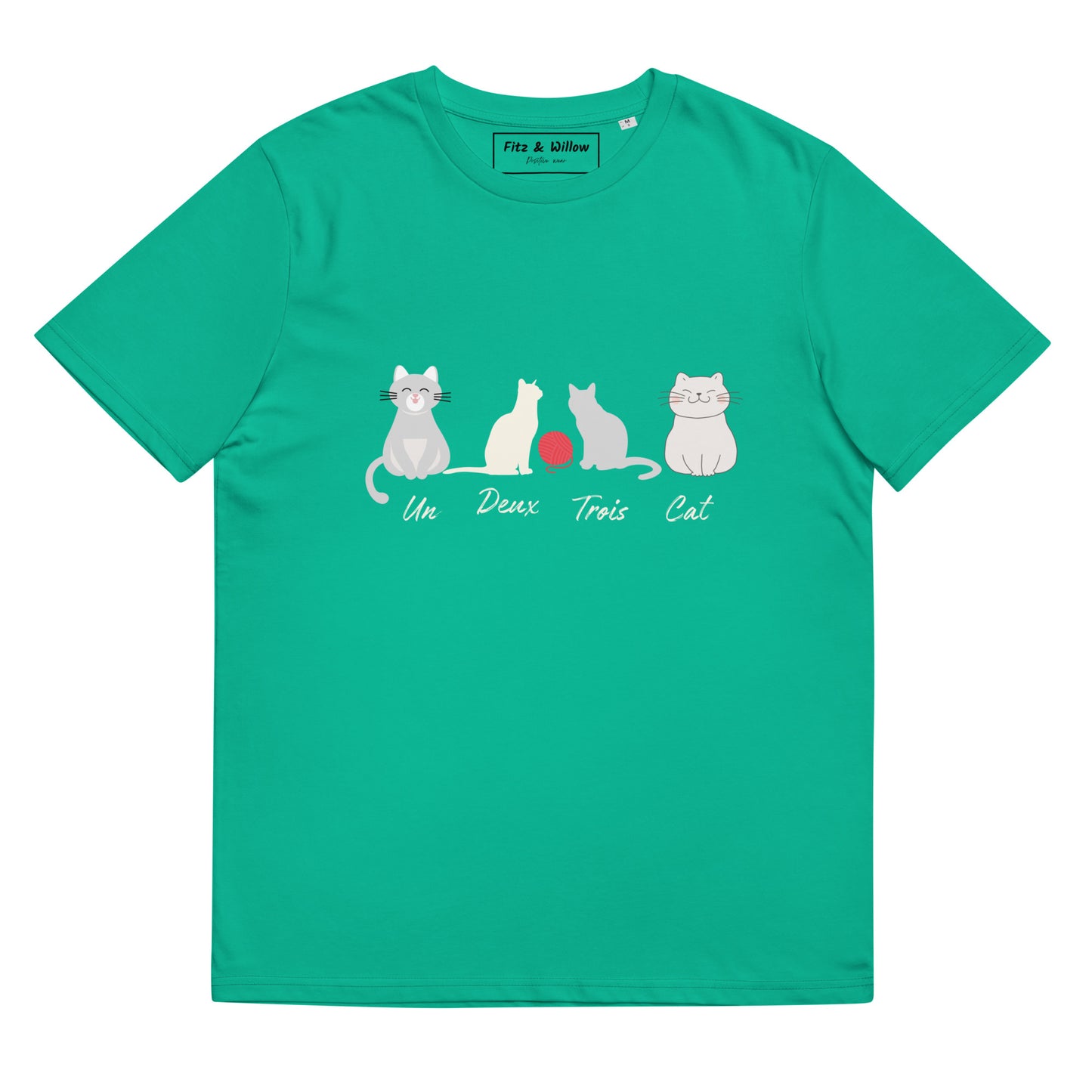 Four Cats, unisex organic t-shirt, - Fitz & Willow