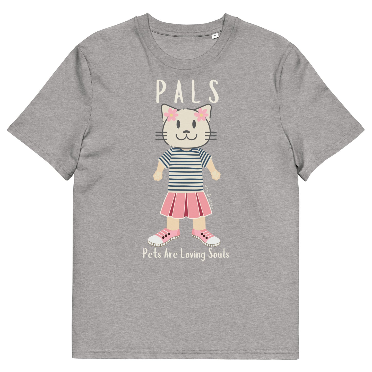 PALS, cat designs sustainable t-shirt - Fitz & Willow