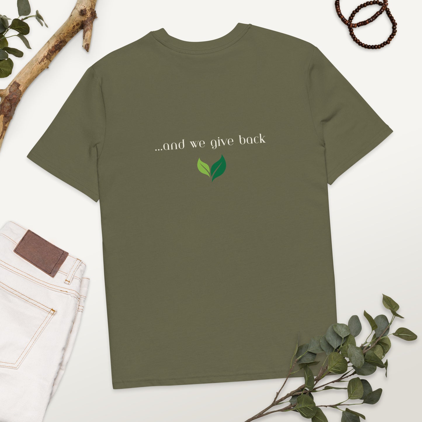 From nature…Unisex organic cotton t-shirt