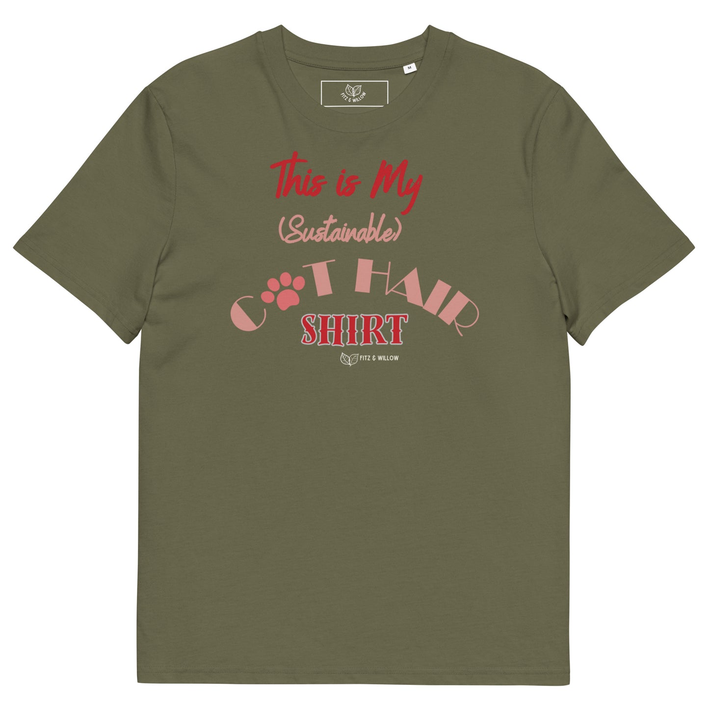My cat fur sustainable T-shirt - Fitz & Willow