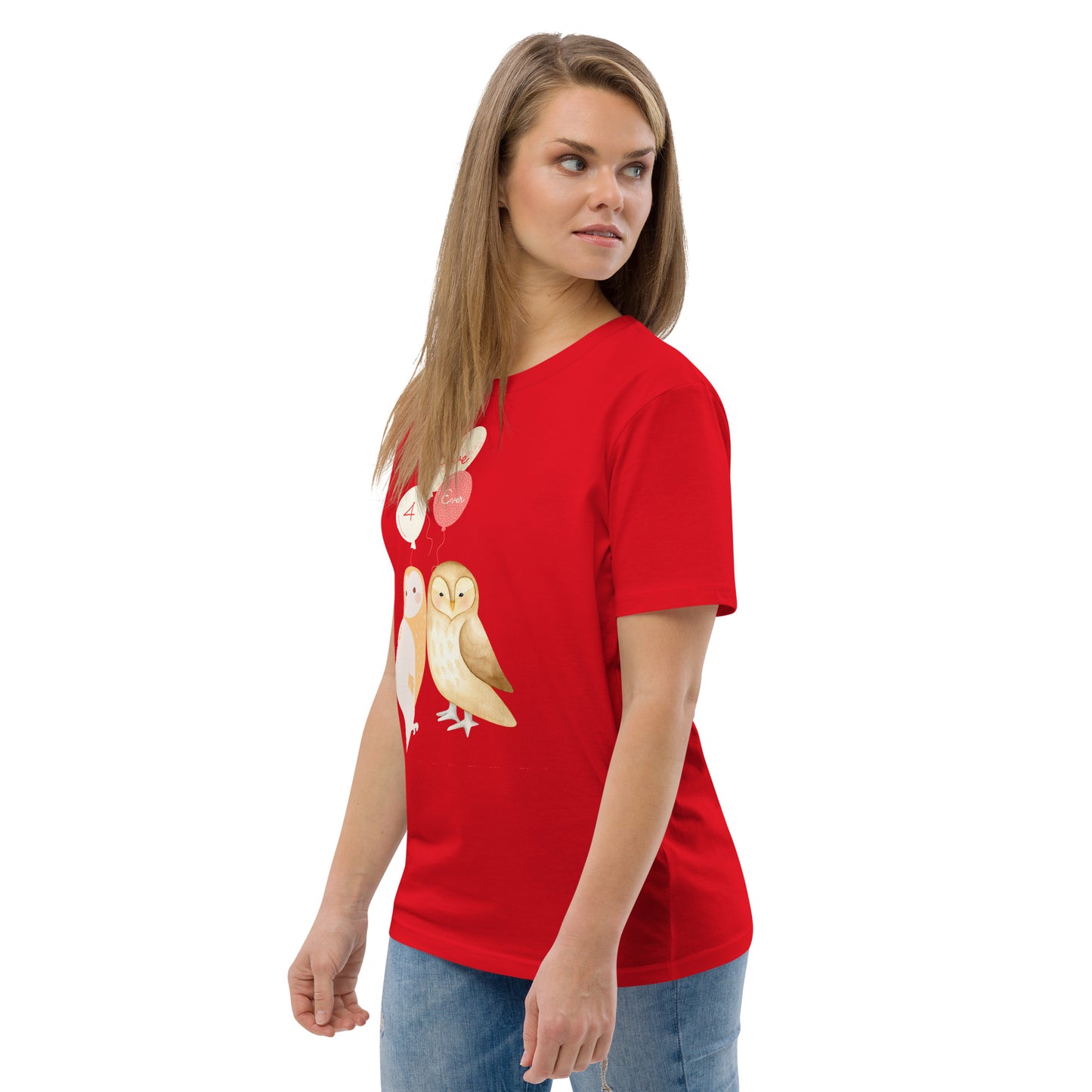 Unisex organic t-shirt, Love 4 ever - Fitz & Willow