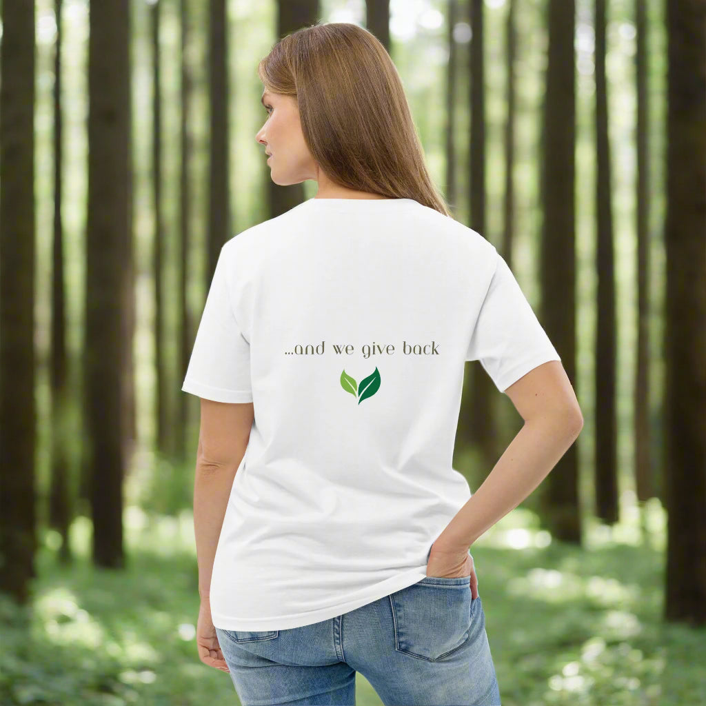From nature…Unisex organic cotton t-shirt