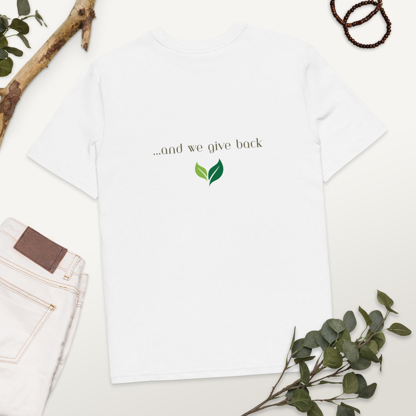 From nature…Unisex organic cotton t-shirt