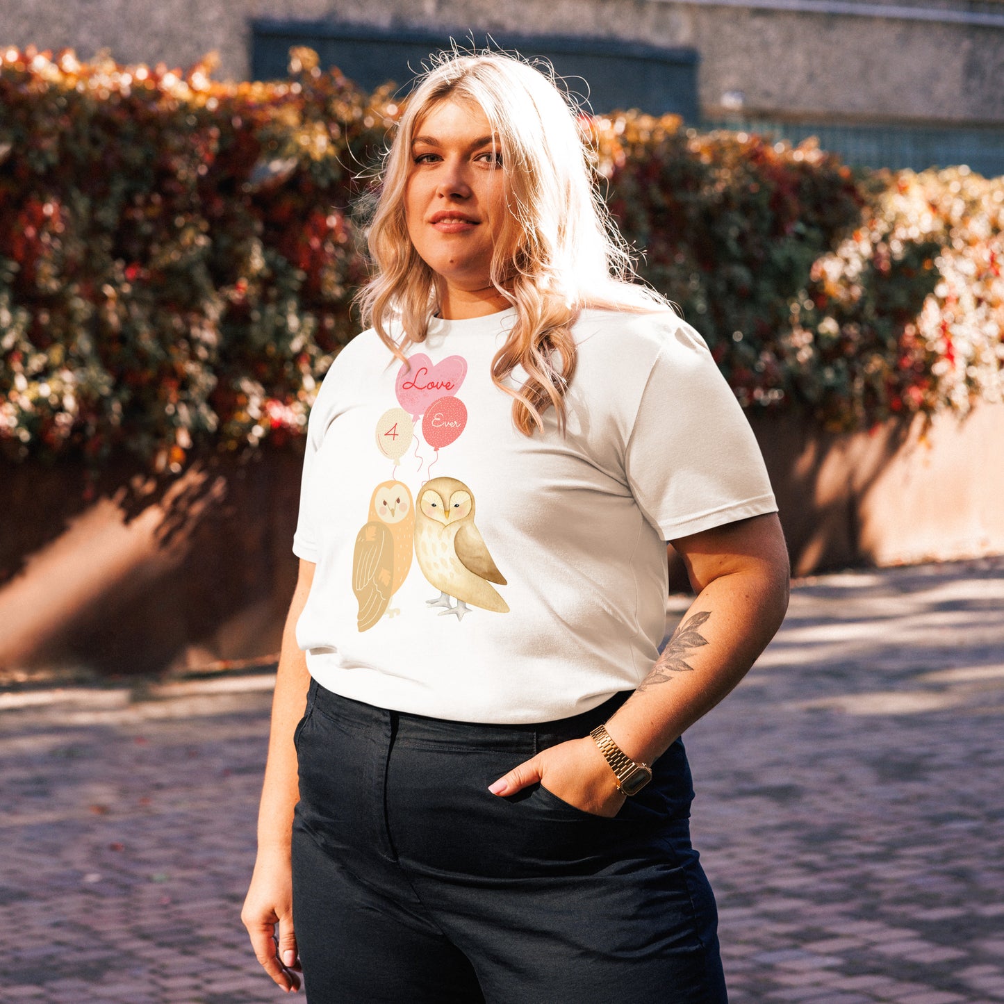 Unisex organic t-shirt, Love 4 ever - Fitz & Willow