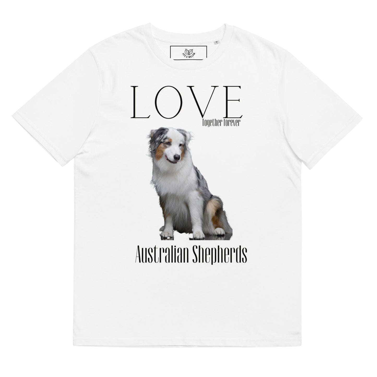 Australian Shepherd lovers organic t-shirt - Fitz & Willow