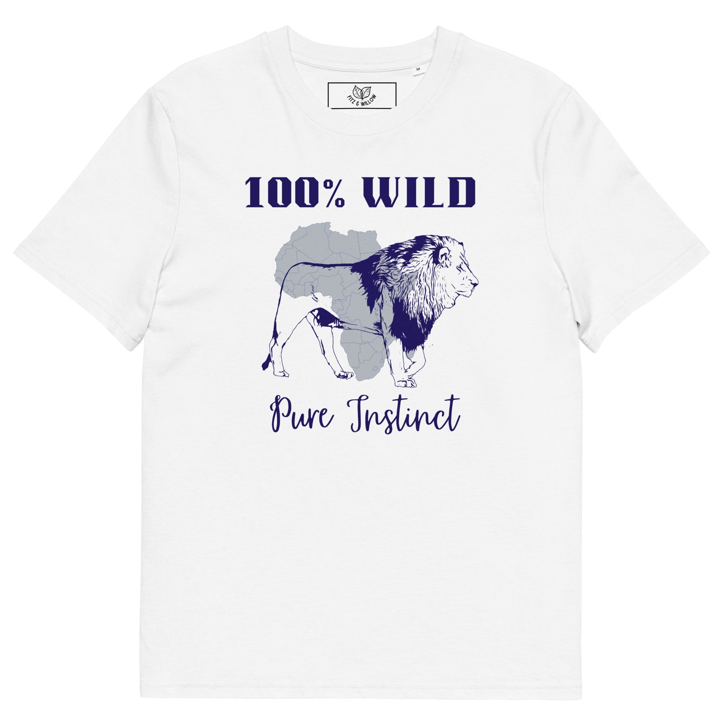 African Lion, Unisex sustainable t-shirt - Fitz & Willow