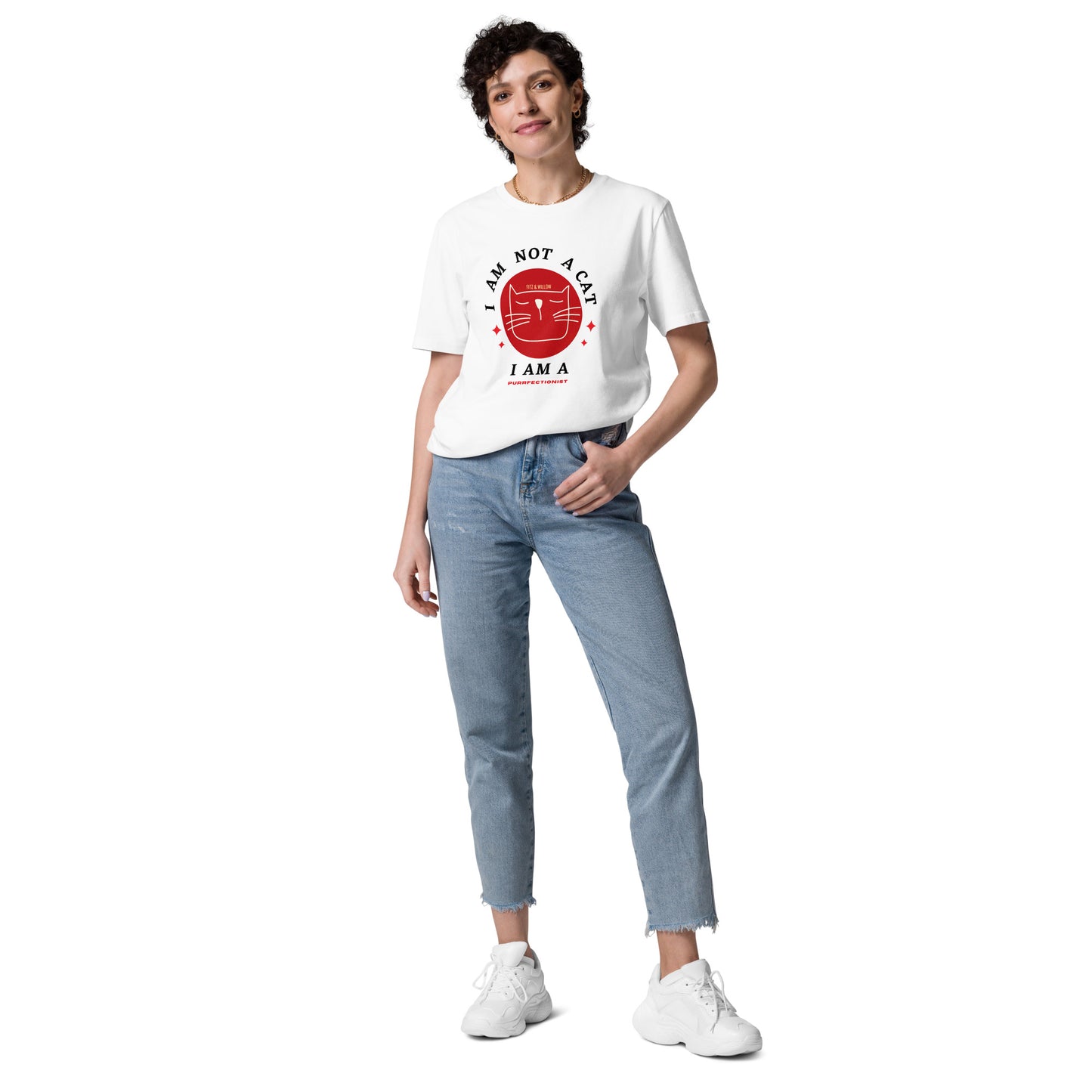 Purfectionist Cats, Unisex organic t-shirt - Fitz & Willow