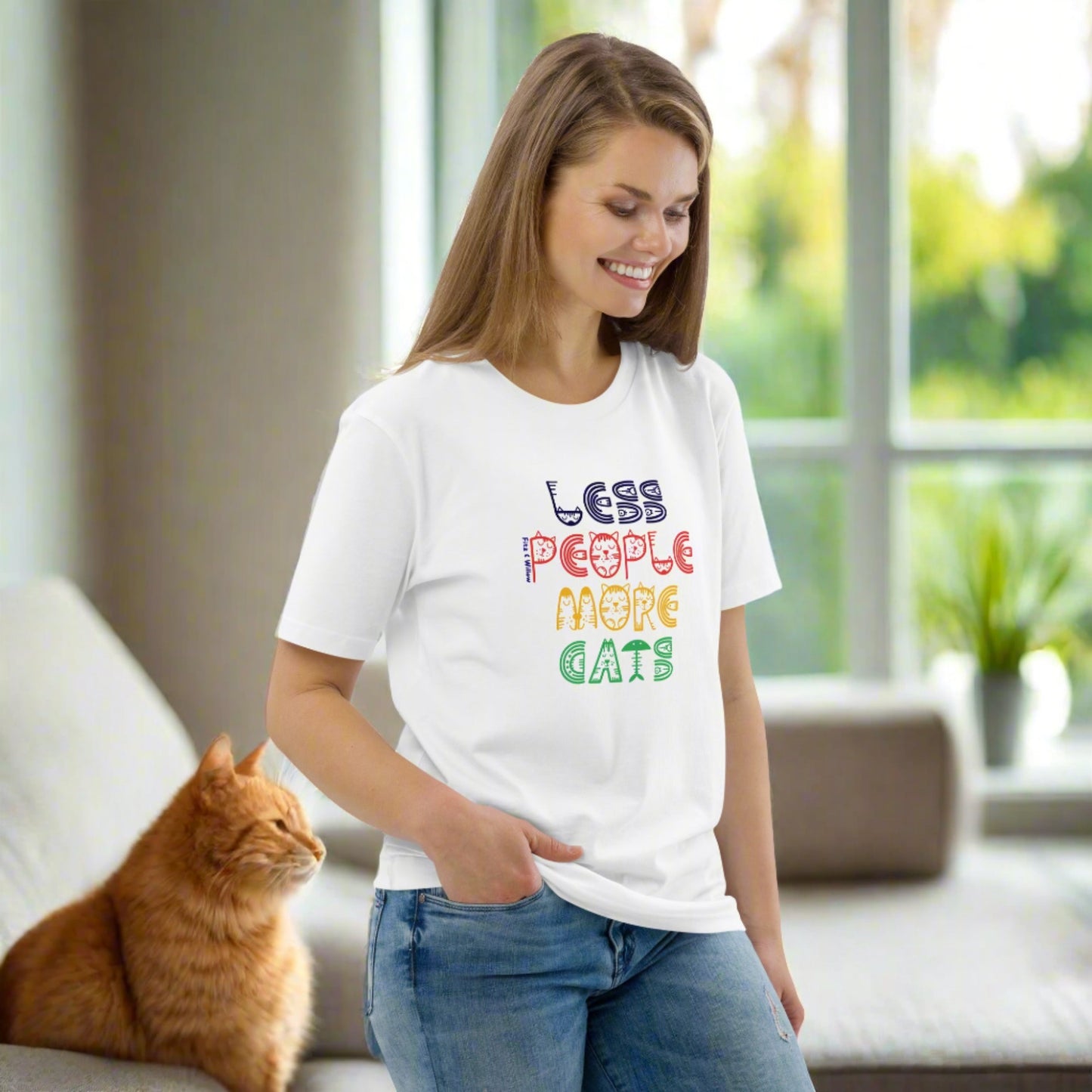 More Cats, Unisex sustainable t-shirt - Fitz & Willow