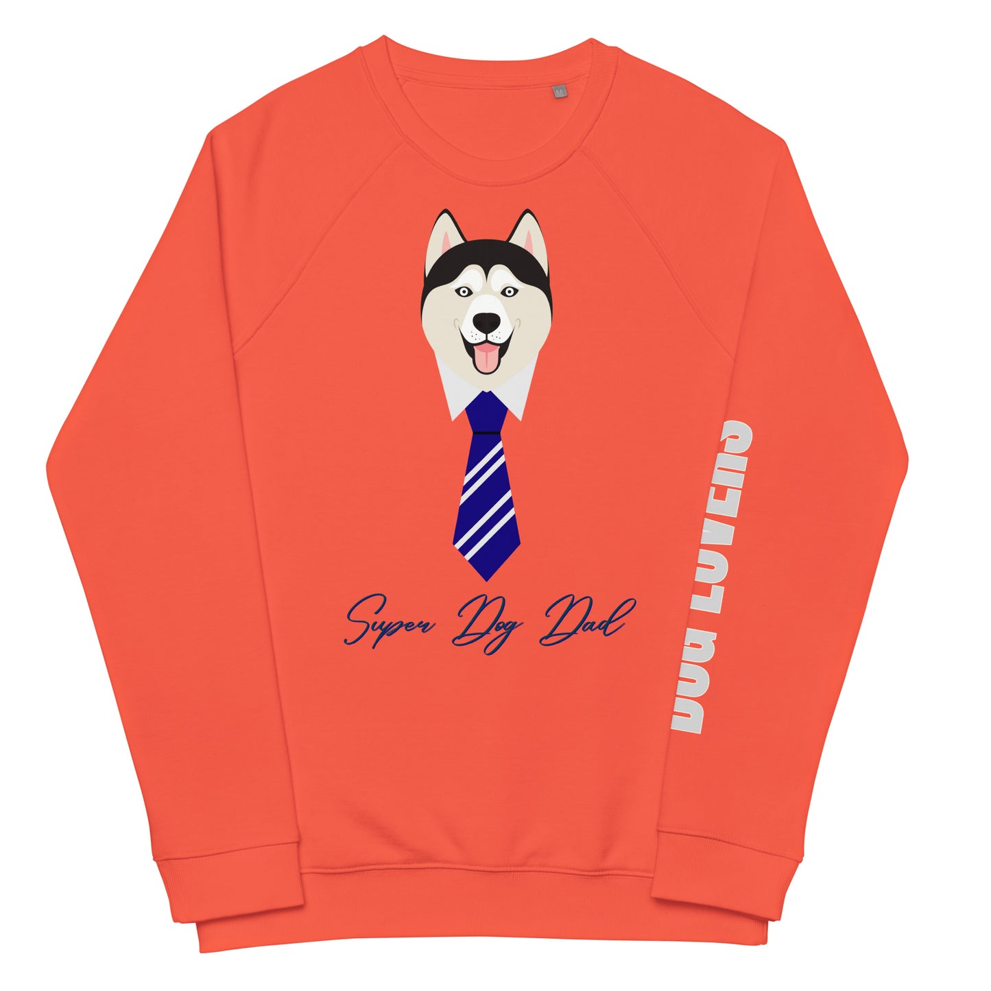 Dog Dad, sustainable raglan sweatshirt - Fitz & Willow