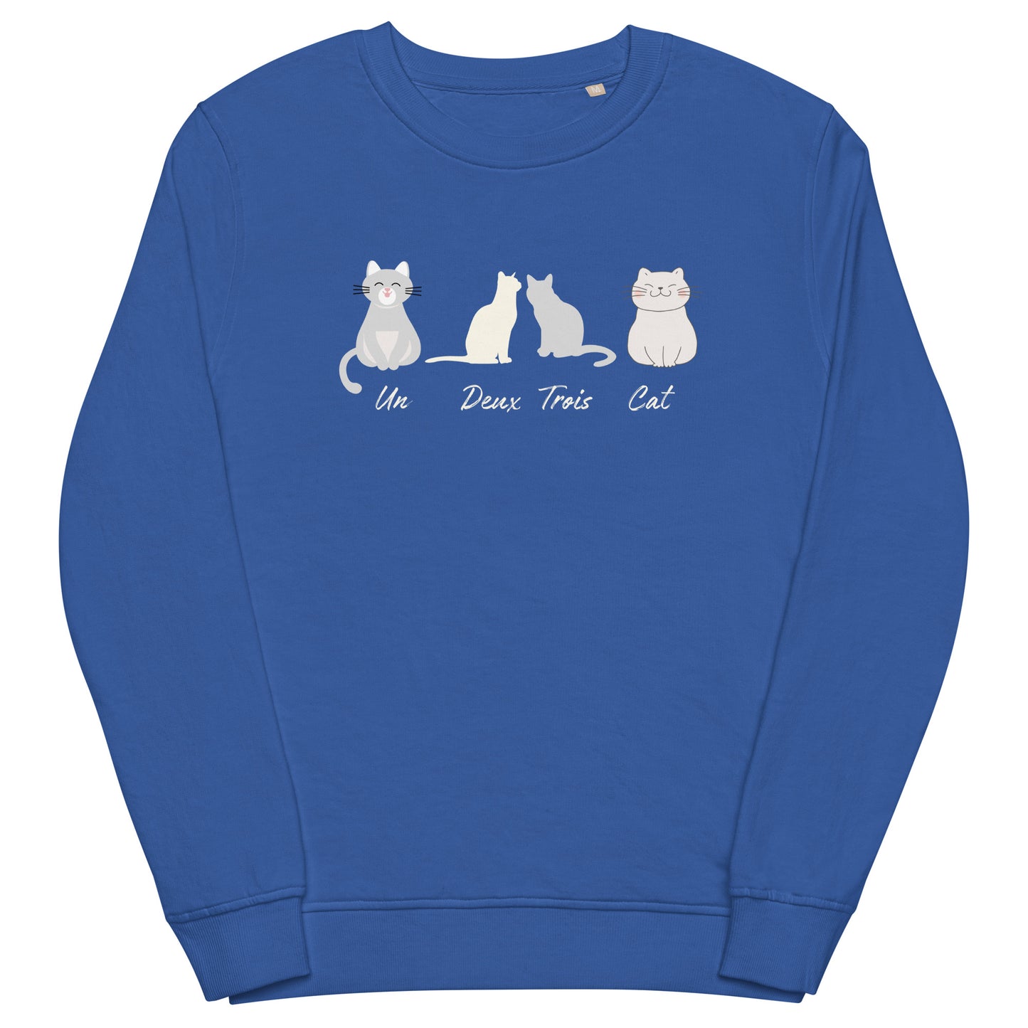 Four Cats, unisex organic sweatshirt, - Fitz & Willow