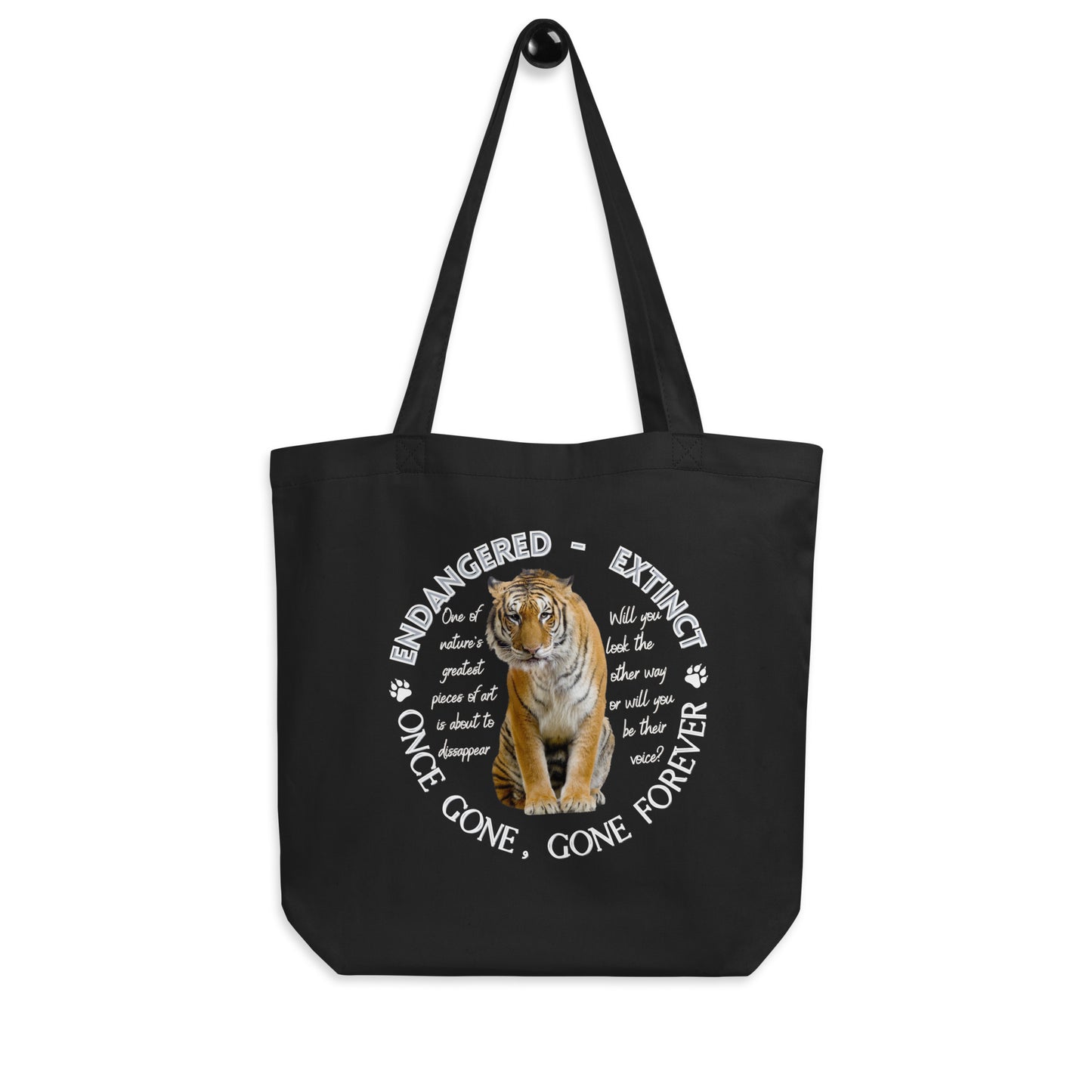 Eco Tote Bag, Tiger's Voices - Fitz & Willow