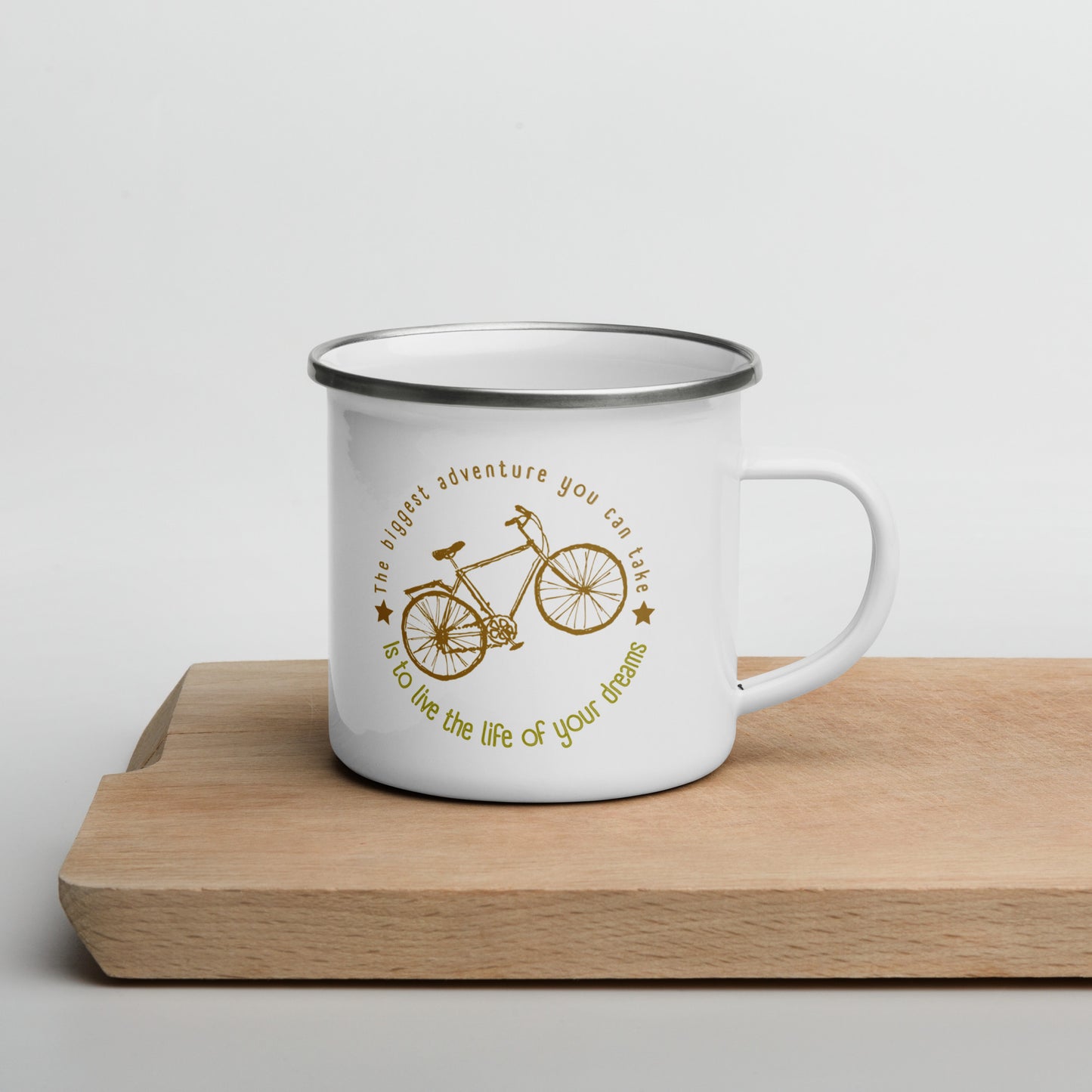 Enamel Mug, Life is an Adventure - Fitz & Willow