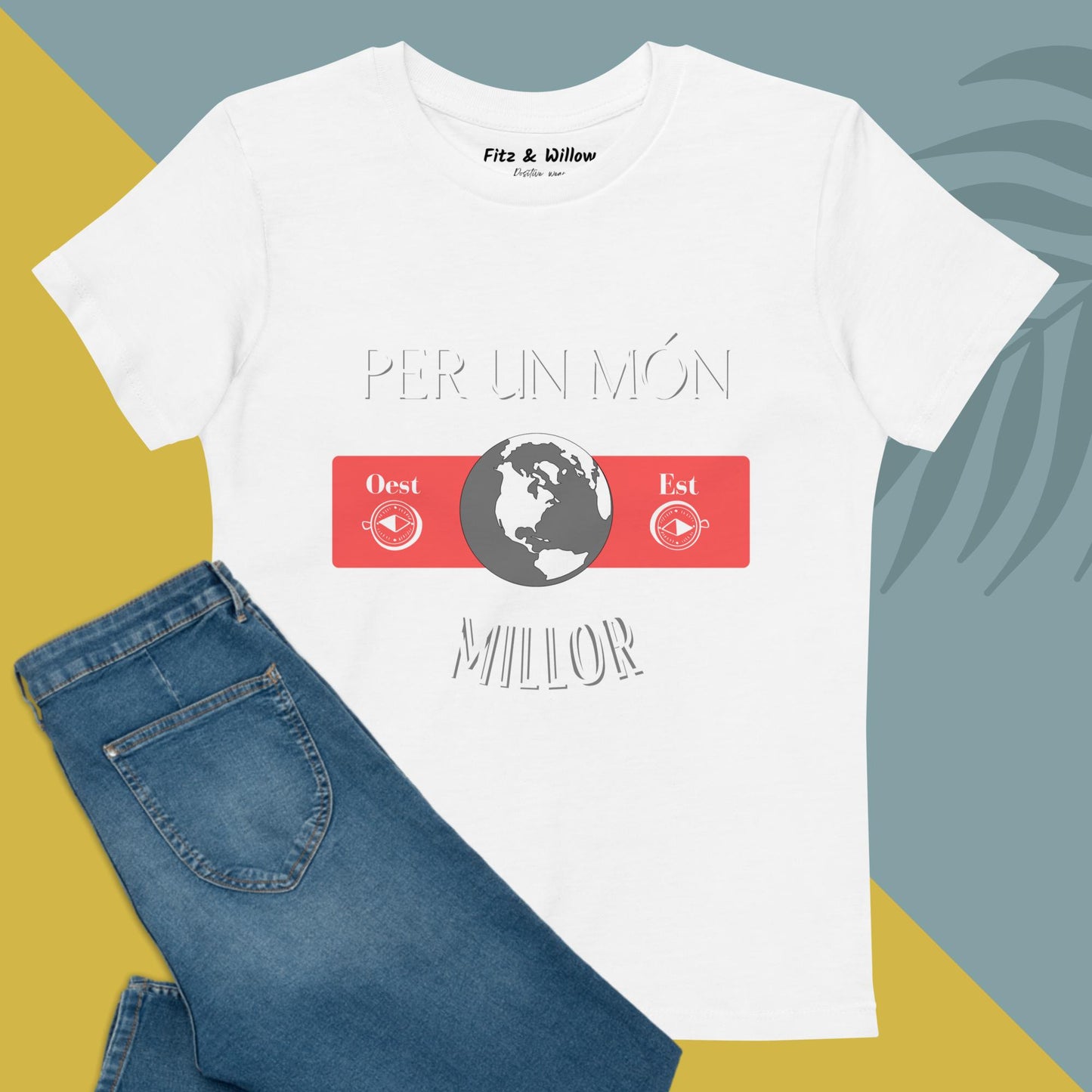 Organic cotton kids t-shirt Per un Món Millor - Fitz & Willow