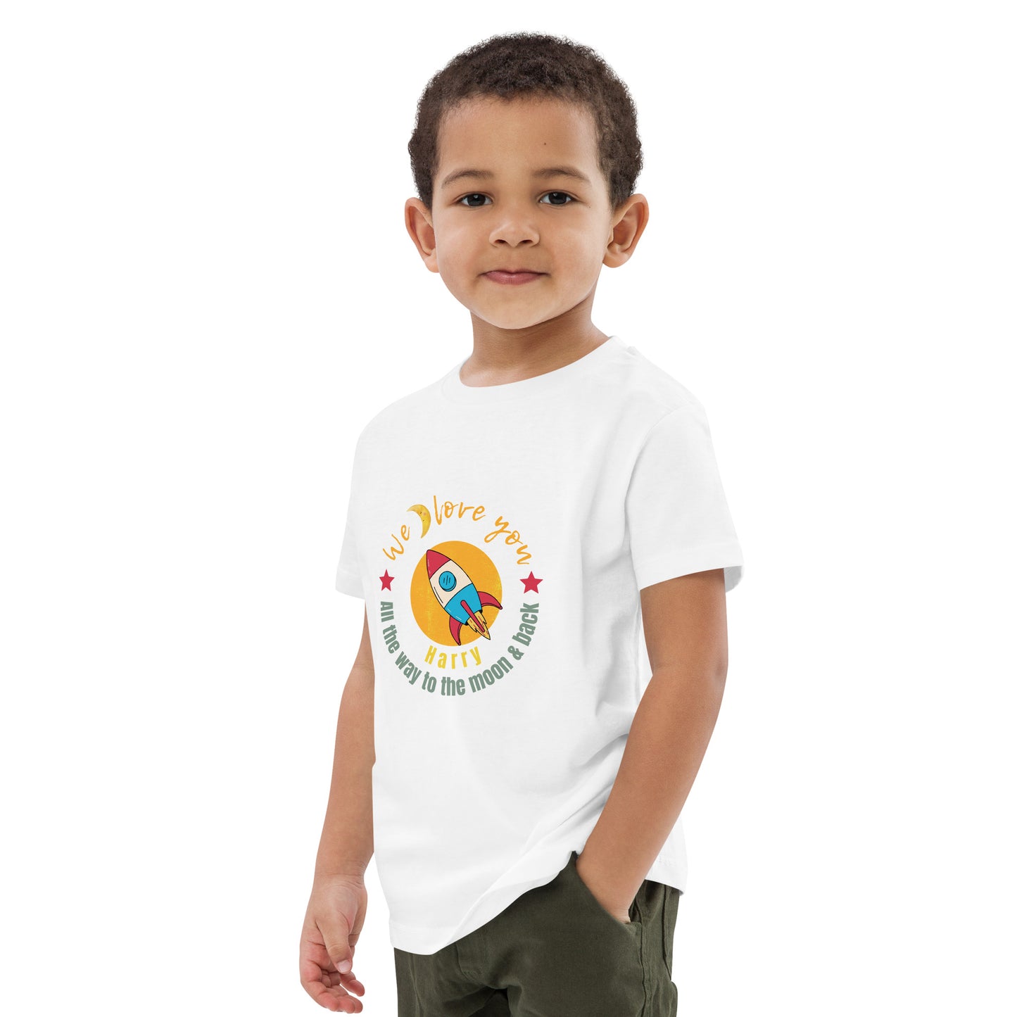 Children t-shirt organic cotton Love - Fitz & Willow