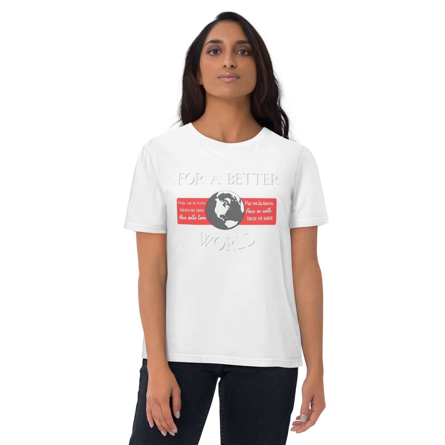 Unisex organic cotton t-shirt, For a better World - Fitz & Willow