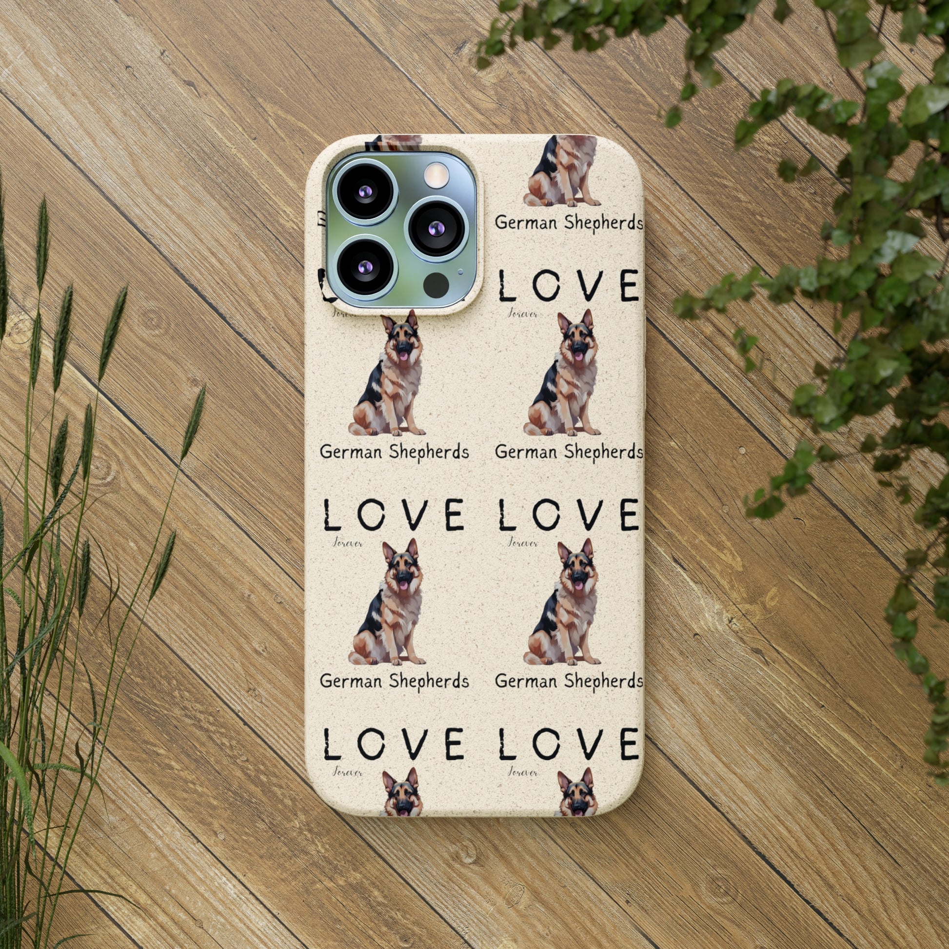 German Shepherd, IPhone Biodegradable Case - Fitz & Willow