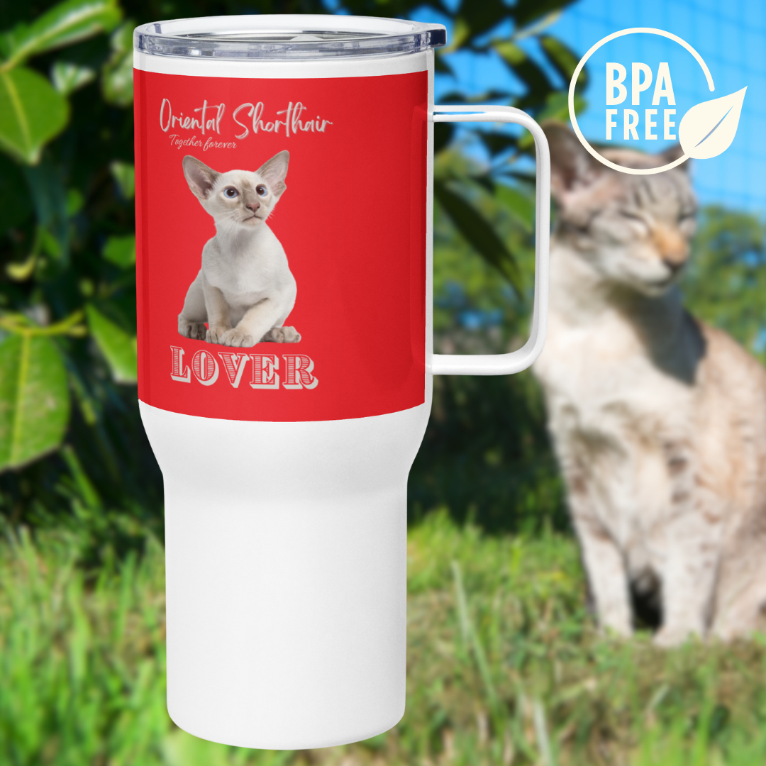 Oriental Shorthair cat, Travel mug - Fitz & Willow