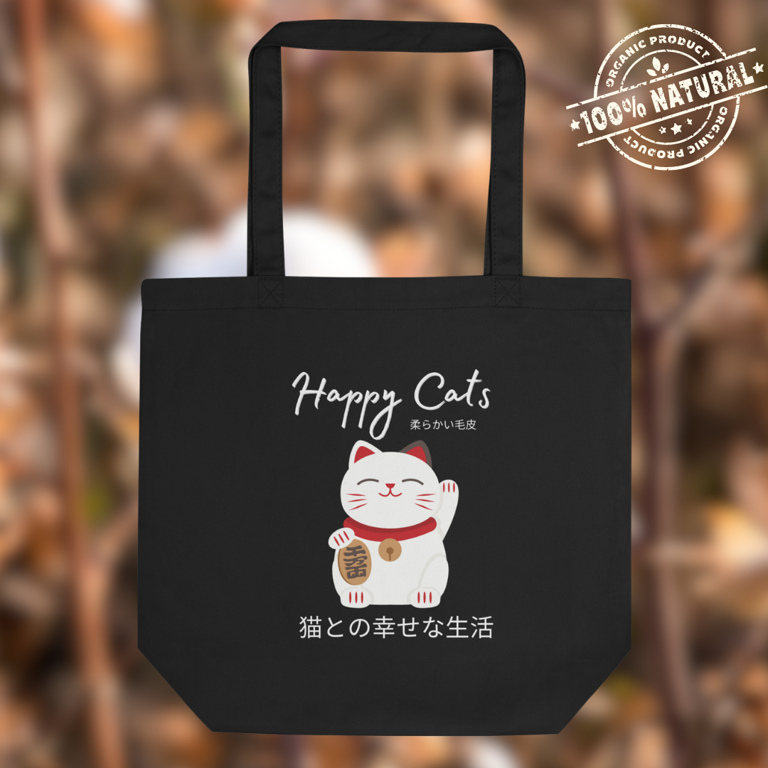 Happy Cats, Tote Bag - Fitz & Willow