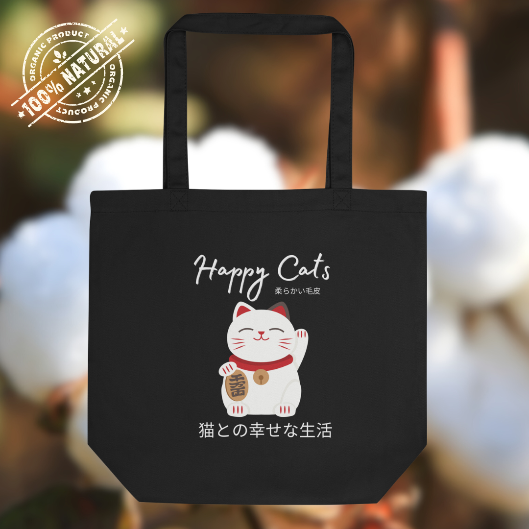 Happy Cats, Tote Bag - Fitz & Willow