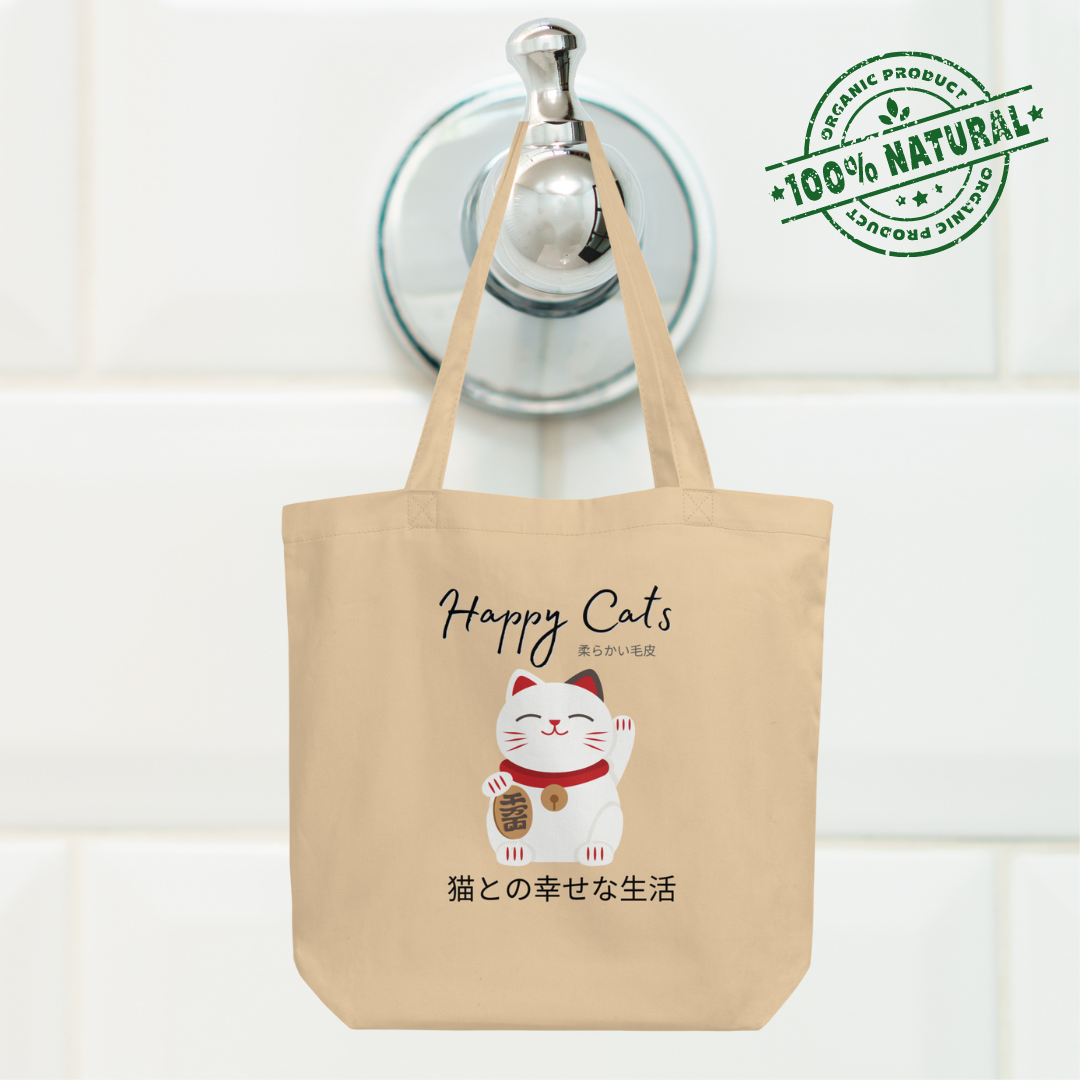 Happy Cats, Tote Bag - Fitz & Willow