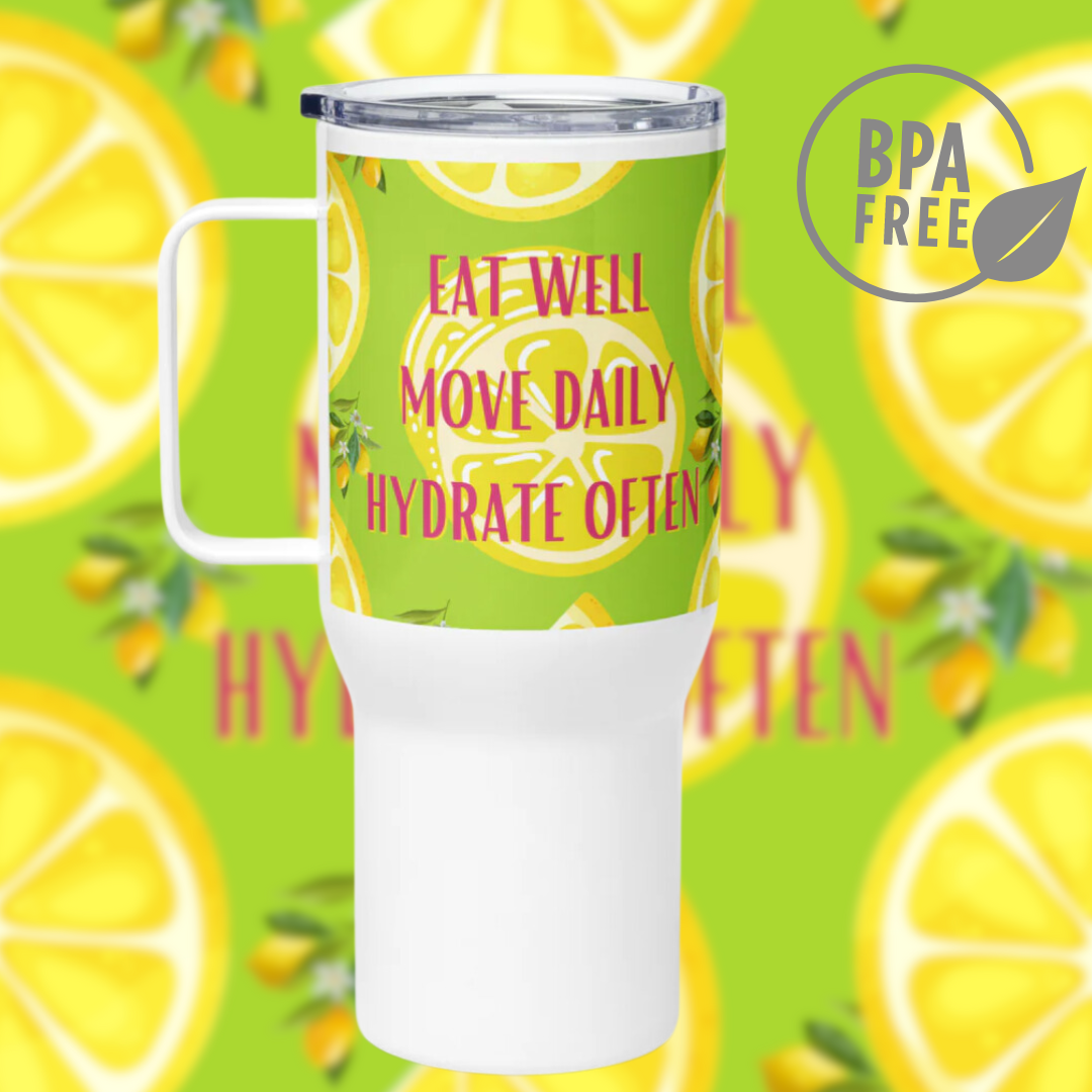 Stay hydrated, Travel mug - Fitz & Willow