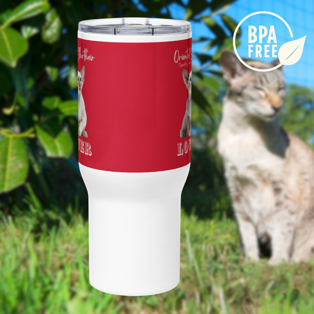 Oriental Shorthair cat, Travel mug - Fitz & Willow