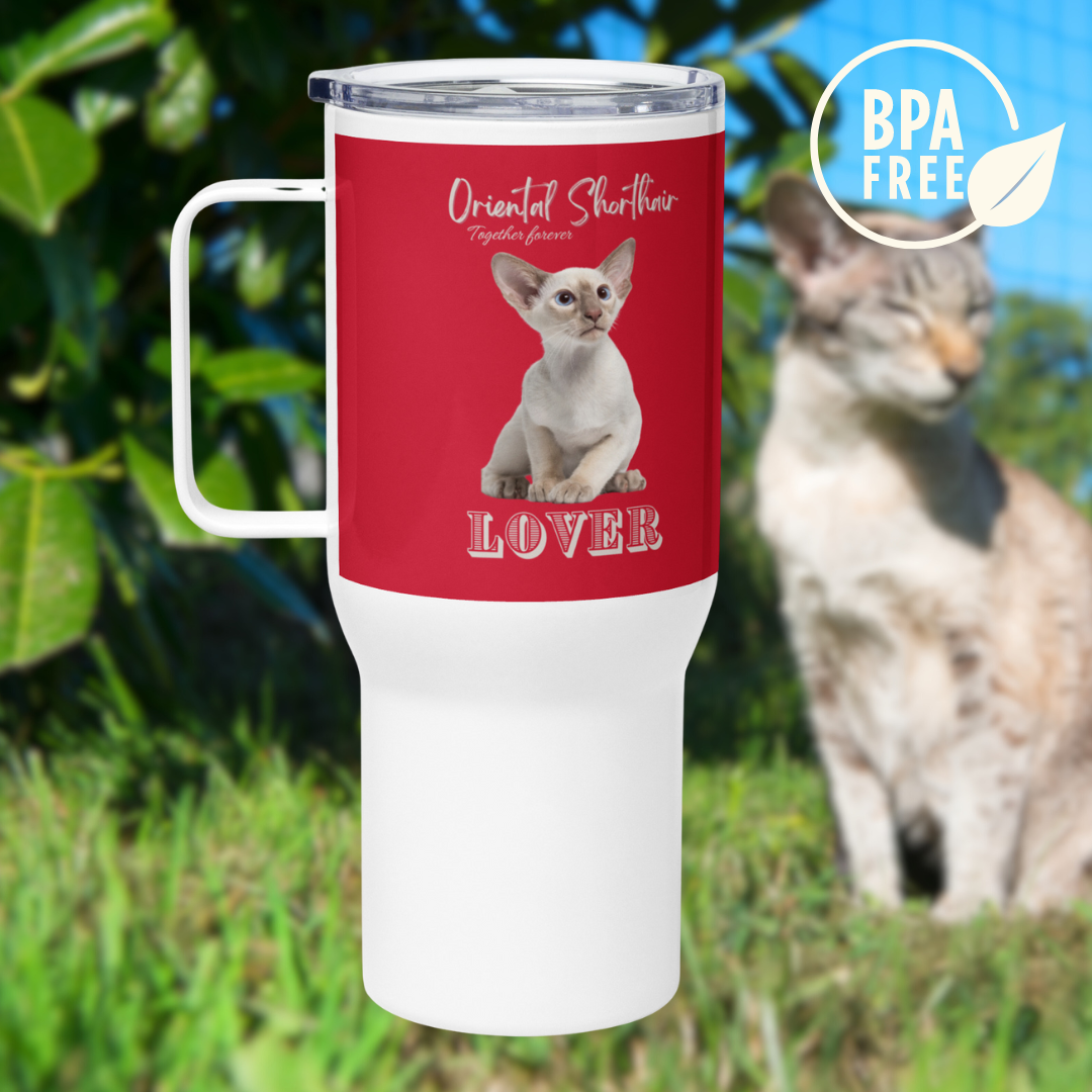 Oriental Shorthair cat, Travel mug - Fitz & Willow