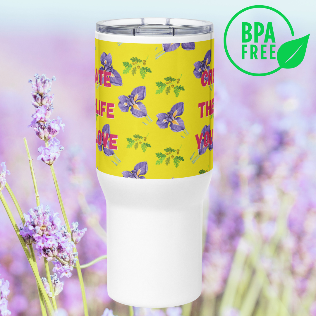 The Life you love, Stainless Steel-BPA free,  Travel mug - Fitz & Willow