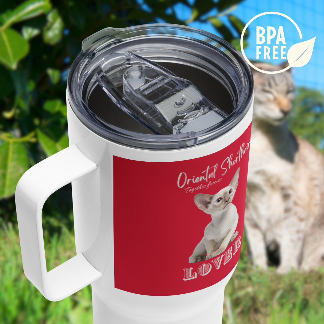 Oriental Shorthair cat, Travel mug - Fitz & Willow