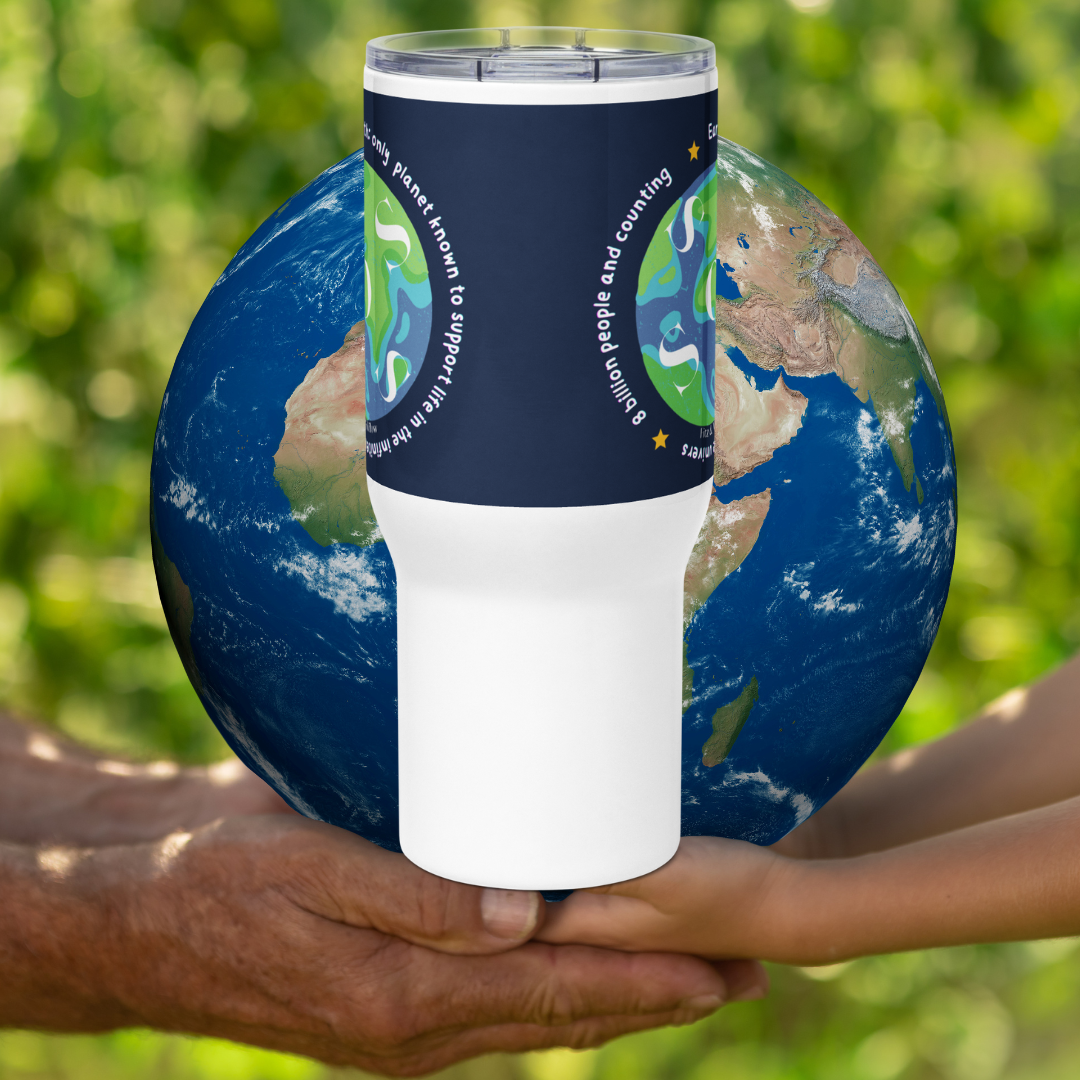 Protect our Planet, Travel mug with handle - Fitz & Willow