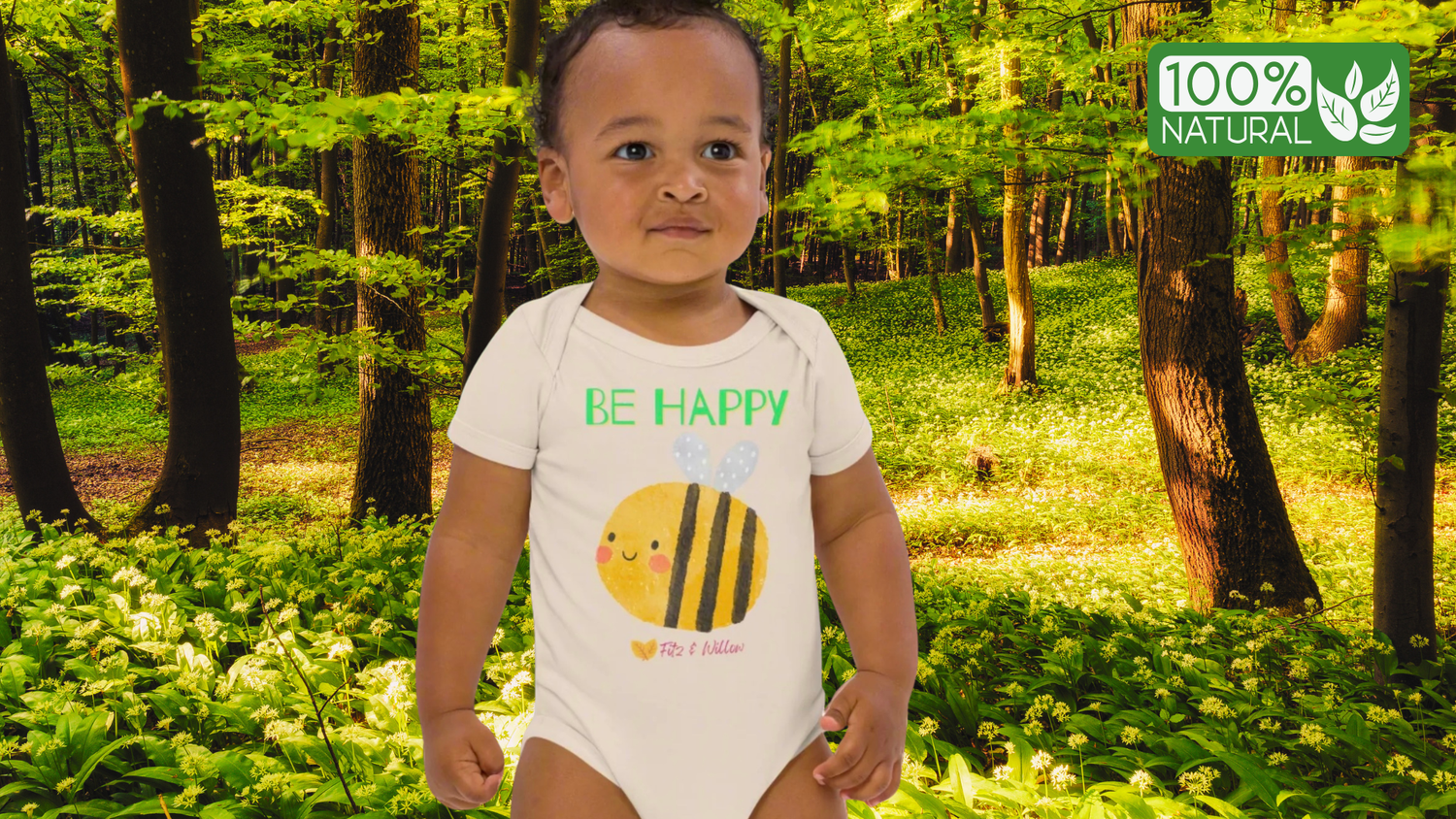 Newborn bodysuits organic cotton