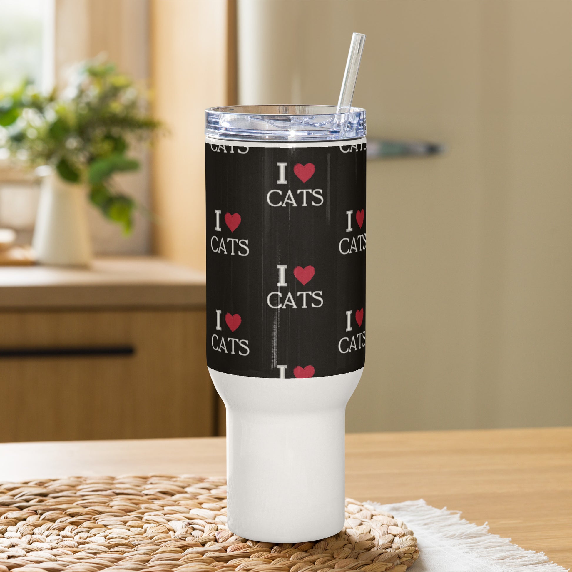 Eco-Friendly Travel Mug for Cat Lovers – Hot or Cold Drinks - Fitz & Willow