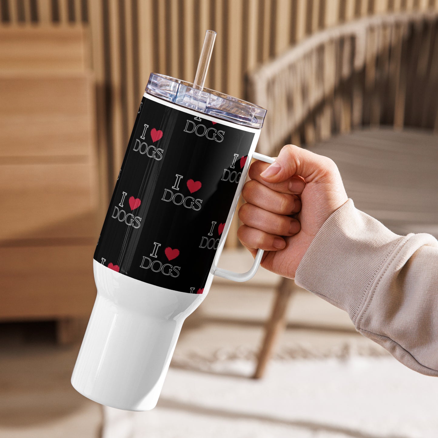 Eco-Friendly Travel Mug for Dog Lovers – Hot or Cold Drinks - Fitz & Willow