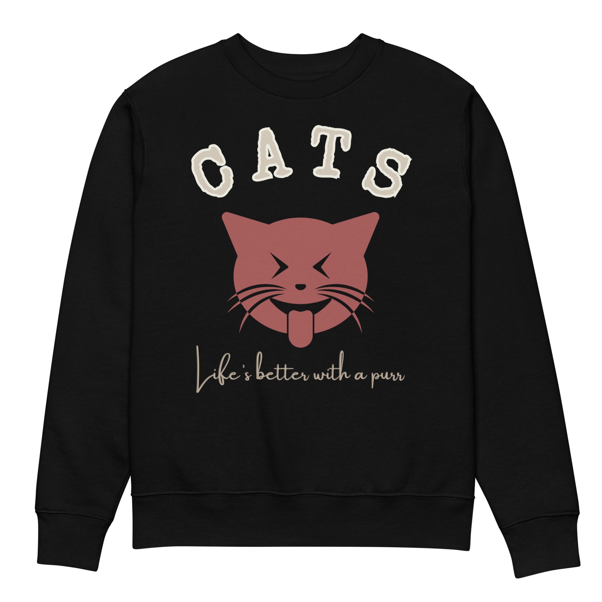 Ethical Cat Lover Apparel: Organic Cotton Sweatshirt - Fitz & Willow