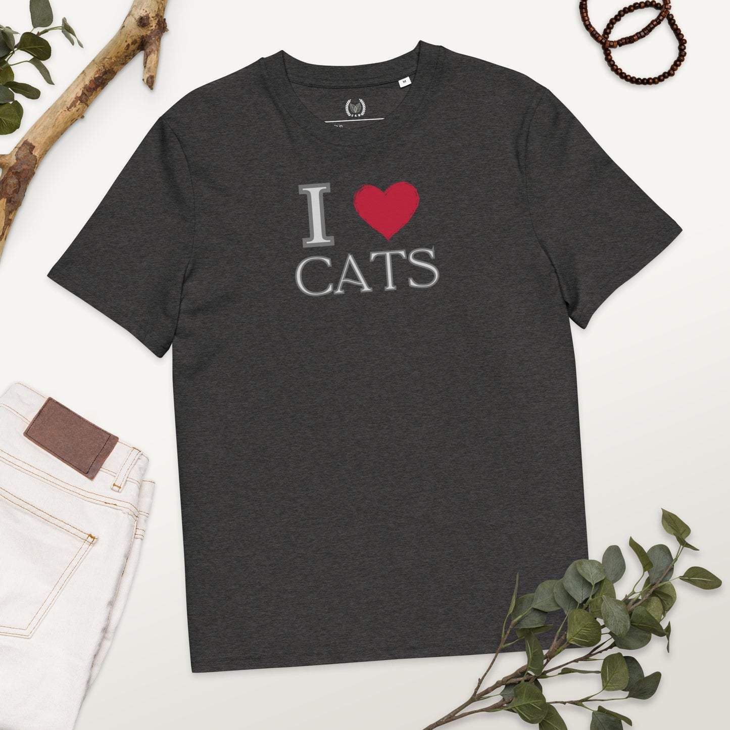 Ethical Organic Cotton Cat Lover Tee - Fitz & Willow