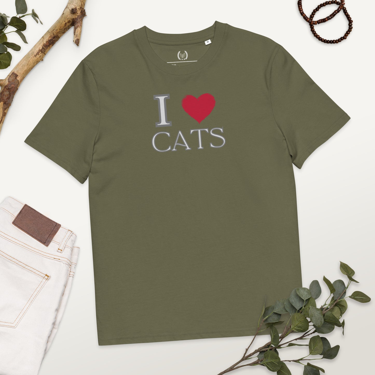 Ethical Organic Cotton Cat Lover Tee - Fitz & Willow