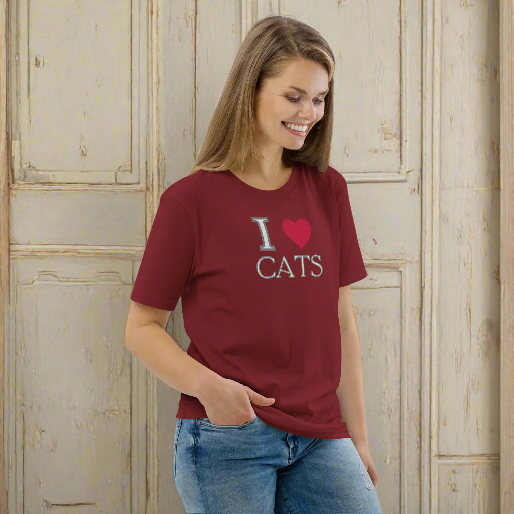 Ethical Organic Cotton Cat Lover Tee - Fitz & Willow