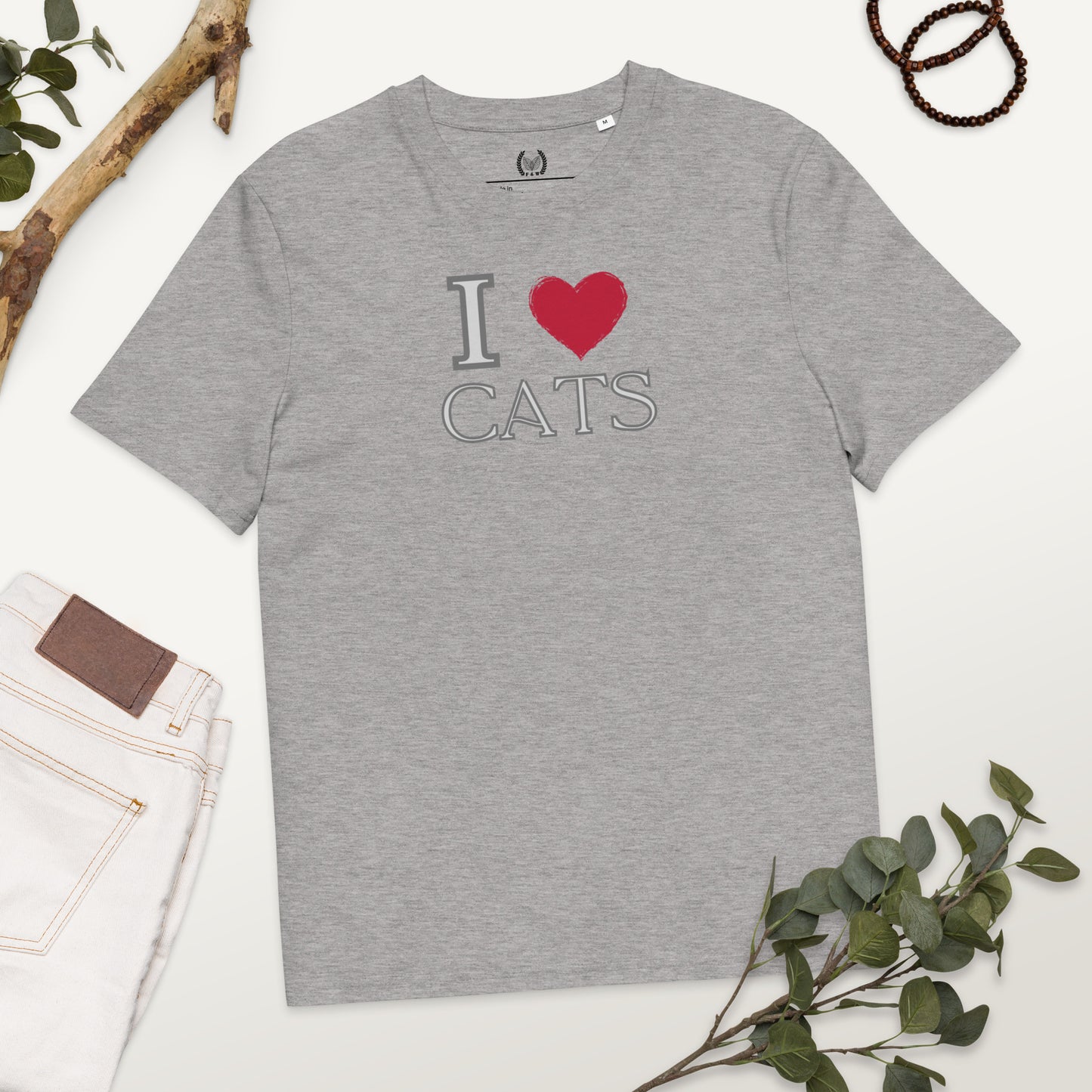 Ethical Organic Cotton Cat Lover Tee - Fitz & Willow