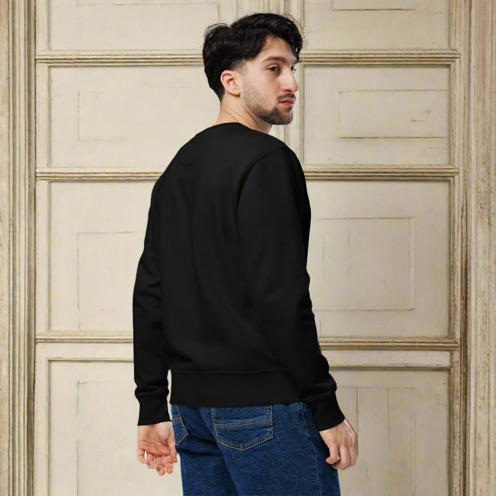 Ethical Vegan Cotton Sweatshirt for Cat Lovers – “Cat Vibes Only” - Fitz & Willow