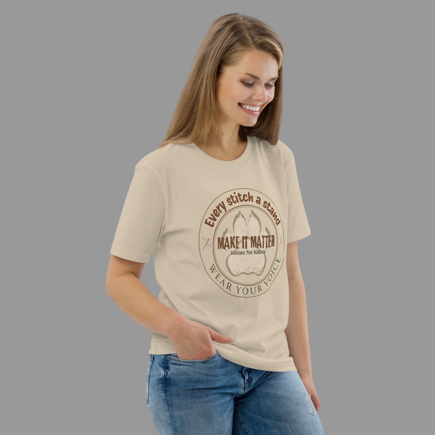 Every Stitch a Stand | Sustainable Organic Cotton Activist T-Shirt - Fitz & Willow