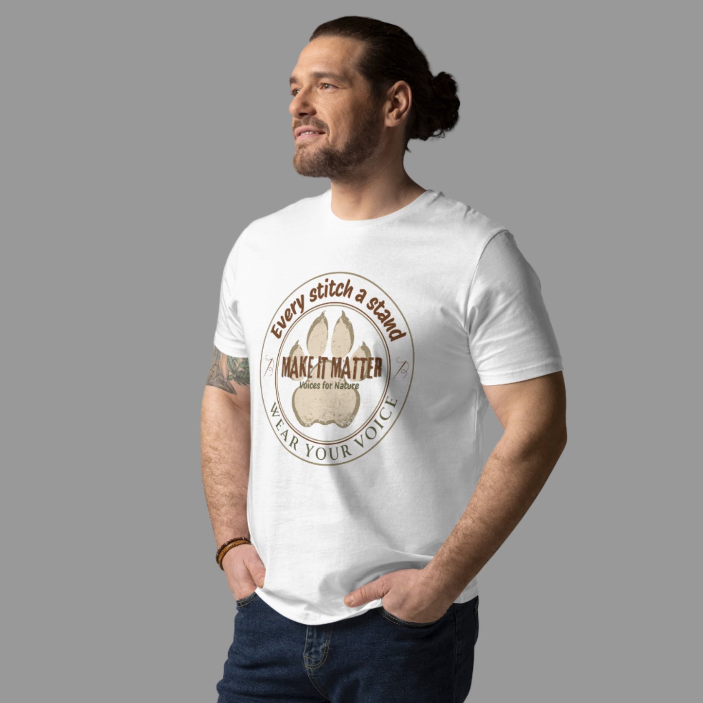 Every Stitch a Stand | Sustainable Organic Cotton Activist T-Shirt - Fitz & Willow