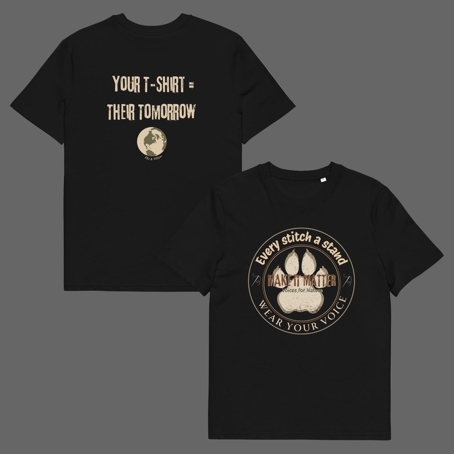 Every Stitch a Stand | Sustainable Organic Cotton Activist T-Shirt - Fitz & Willow