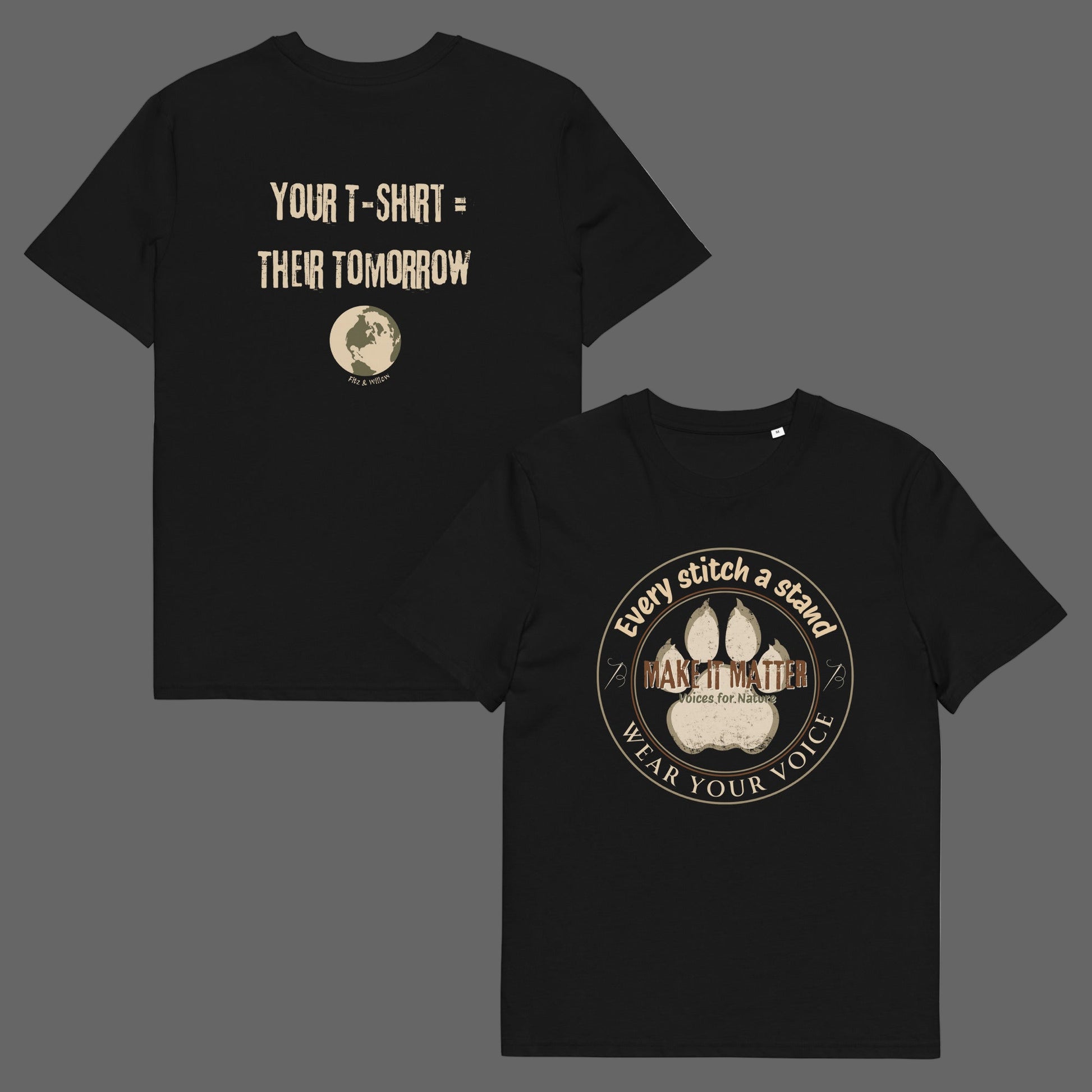 Every Stitch a Stand | Sustainable Organic Cotton Activist T-Shirt - Fitz & Willow