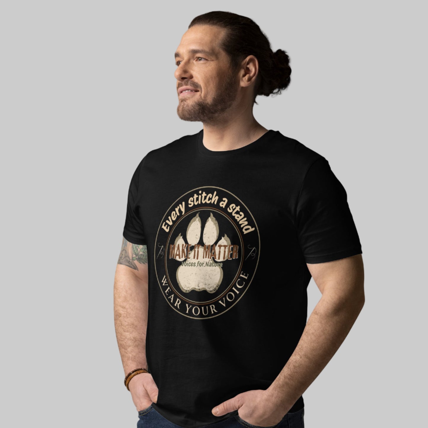 Every Stitch a Stand | Sustainable Organic Cotton Activist T-Shirt - Fitz & Willow