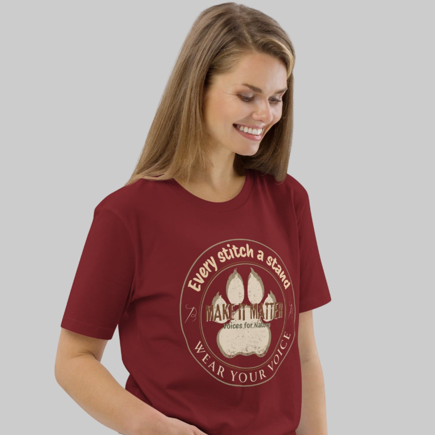 Every Stitch a Stand | Sustainable Organic Cotton Activist T-Shirt - Fitz & Willow