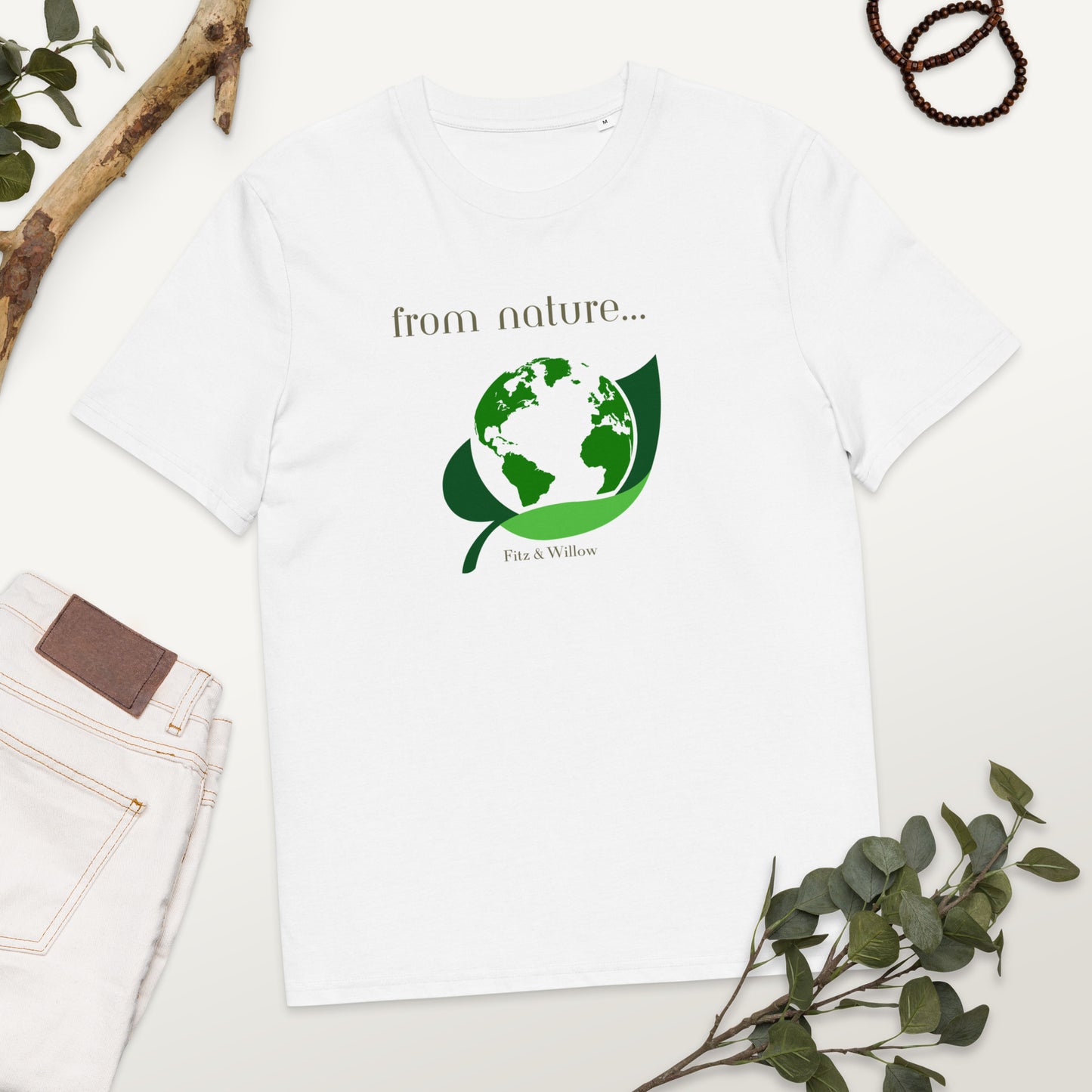 From nature…Unisex organic cotton t-shirt - Fitz & Willow