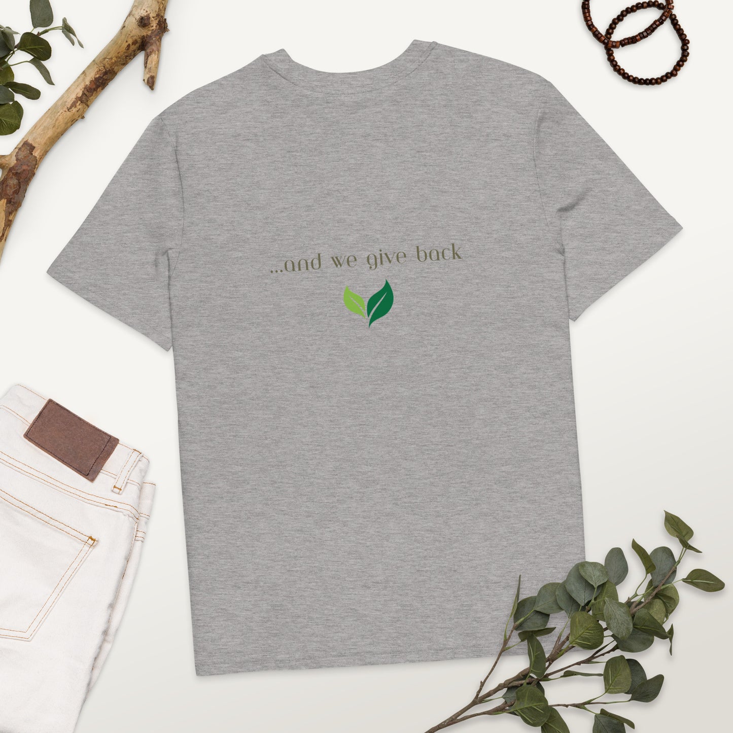 From nature…Unisex organic cotton t-shirt - Fitz & Willow