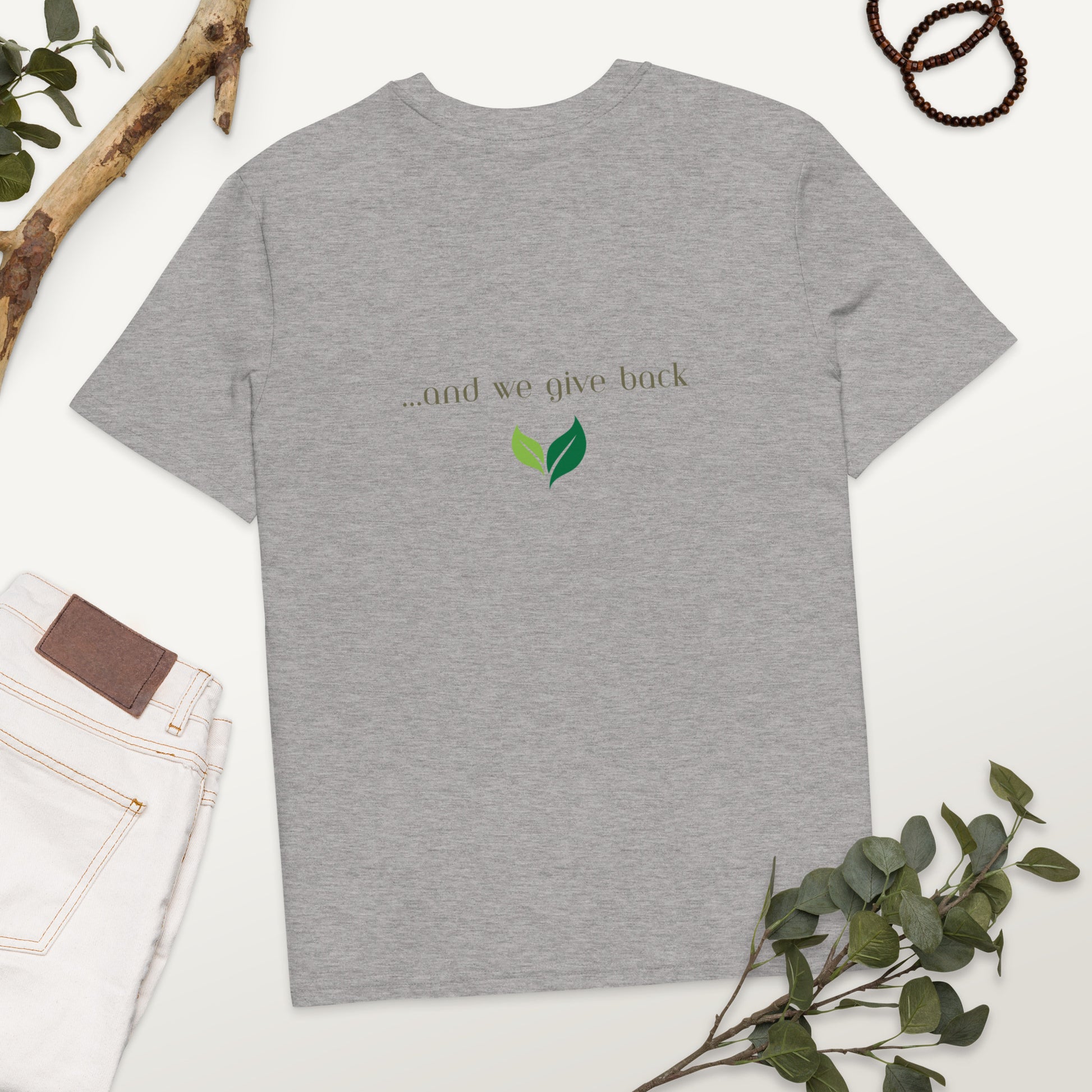 From nature…Unisex organic cotton t-shirt - Fitz & Willow