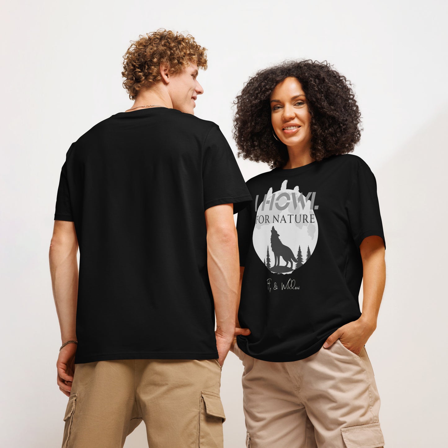I Howl for Nature – Organic Cotton Eco Tee - Fitz & Willow