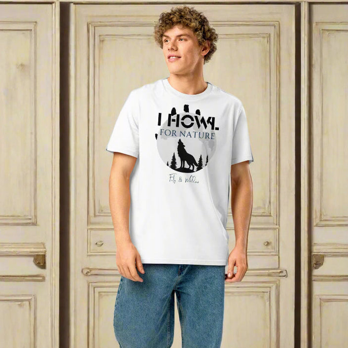 I Howl for Nature – Organic Cotton Eco Tee - Fitz & Willow